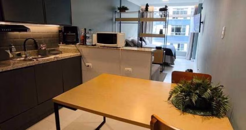 Studio com 1 dormitório para alugar, 45 m² por R$ 3.500,00/mês - Ponta da Praia - Santos/SP