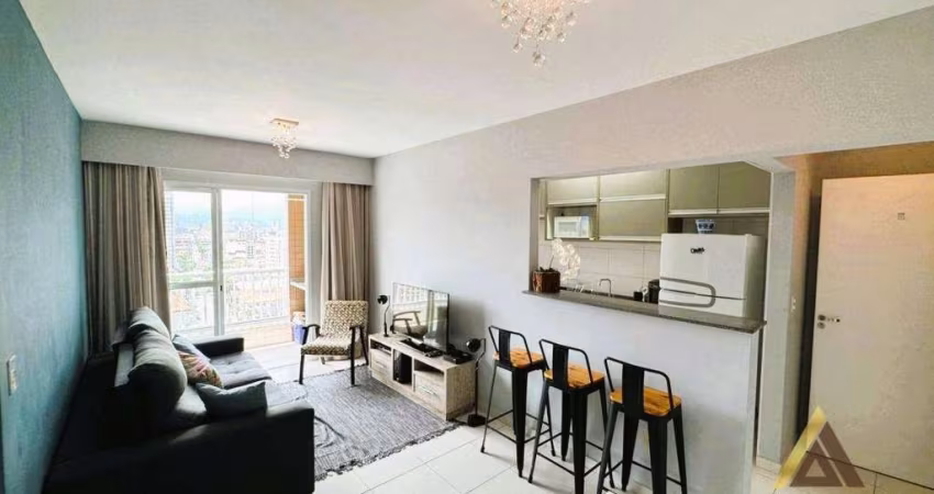 LINDO APARTAMENTO PADRÃO EM CONDOMÍNIO CLUBE - 68m²  ÚTEIS - 02 DORMITÓRIOS sendo 01 SUÍTE - VARANDA GOURMET - 02 W.C - 01 VAGA DEMARCADA - SANTOS/SP