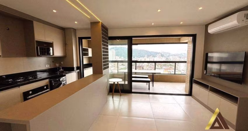 MARAVILHOSO APTO. PORTEIRA FECHADA NOVO EM PRÉDIO LANÇAMENTO COM LAZER COMPLETO - 75m² ÚTEIS - 02 DOR. s/ 01 SUÍTE - VRD. GOURMET - 02 W.C - 01 VAGA