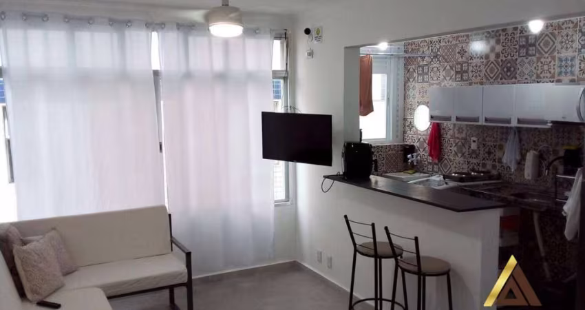 Apartamento mobiliado com 2 dormitórios à venda, 40 m² por R$ 250.000 - Enseada – Guarujá/SP