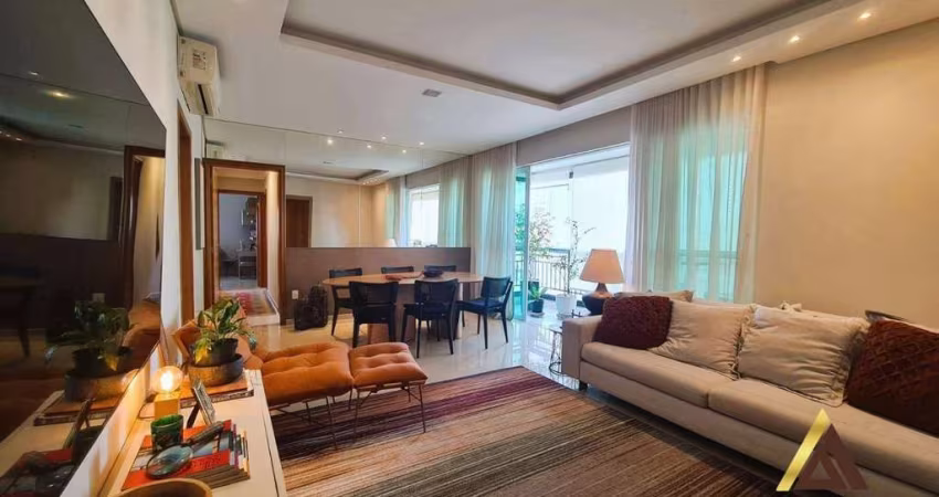MARAVILHOSO APTO. ALTO PADRÃO PORTEIRA FECHADA com 139m² ÚTEIS - 03 DORM sendo 02 SUÍTES - 04 WC - VARANDA AMPLA - 02 VAGAS - LAZER COMPLETO - GONZAGA