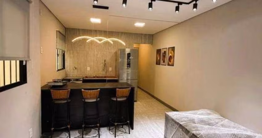 Apartamento com 1 dormitório para alugar, 40 m² por R$ 2.500,00/mês - Boqueirão - Santos/SP