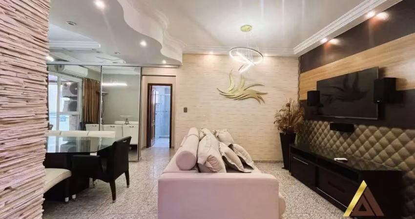 EXCELENTE APTO. ALTO PADRÃO com 118m² ÚTEIS - 03 DORM. sendo 01 SUÍTE - 03 W.C - VARANDA - DEPENDÊNCIA COMPLETA - 02 VAGAS - LAZER - VILA RICA