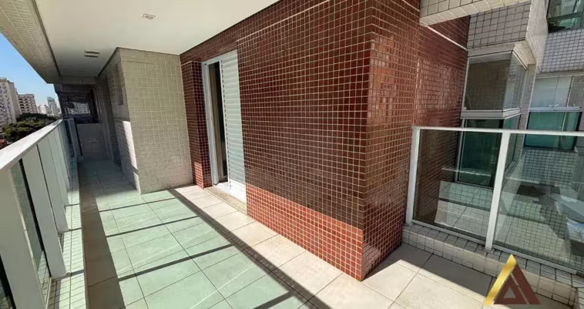Apartamento alto padrão e lazer completo com 2 dormitórios para alugar, 79 m² por r$ 7.500/mês - gonzaga - santos/sp