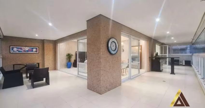 Maravilhoso apartamento alto padrão com 210m² úteis - 03 suítes - 05 w,c - varanda gourmet com churrasqueira - 03 vagas - lazer completo - gonzaga