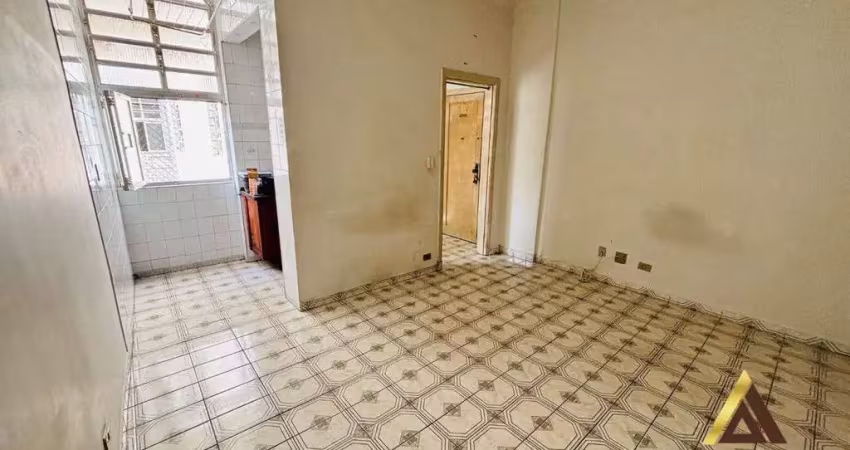 Apartamento com 1 dormitório à venda, 32 m² por r$ 169.000 - centro - são vicente/sp