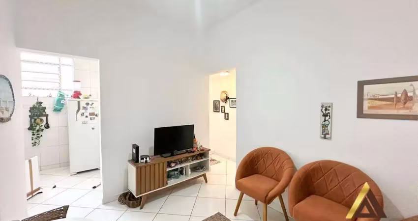 Apartamento com 2 dormitórios à venda, 55 m² por r$ 349.000,00 - embaré - santos/sp