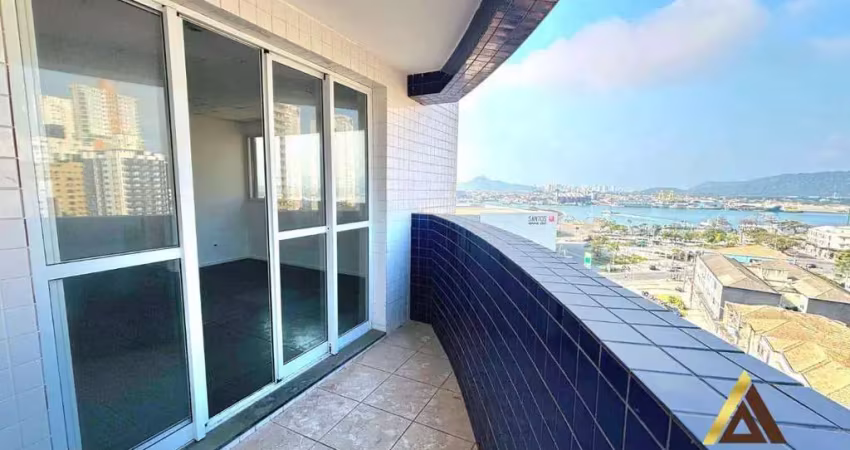 Sala, 38 m² - venda por r$ 369.000,00 ou aluguel por r$ 2.600,00/mês - ponta da praia - santos/sp