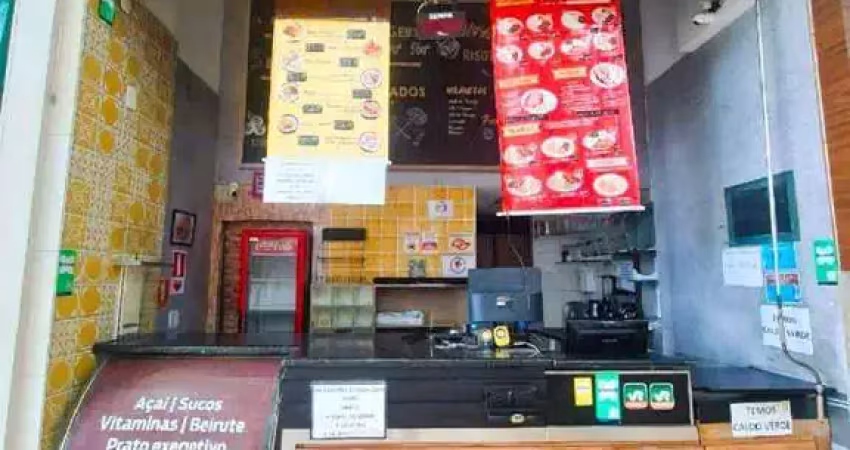 Venda de excelente loja + ponto comercial na praça de alimentação do shopping patio iporanga - r$ 389 mil - gonzaga