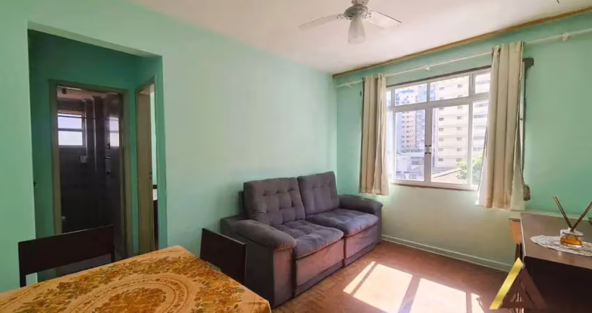 !!!oportunidade!!! excelente apartamento com 54m² úteis - 01 dormitório - 01 vaga de garagem - 02 quadras da praia - vila rica santos/sp