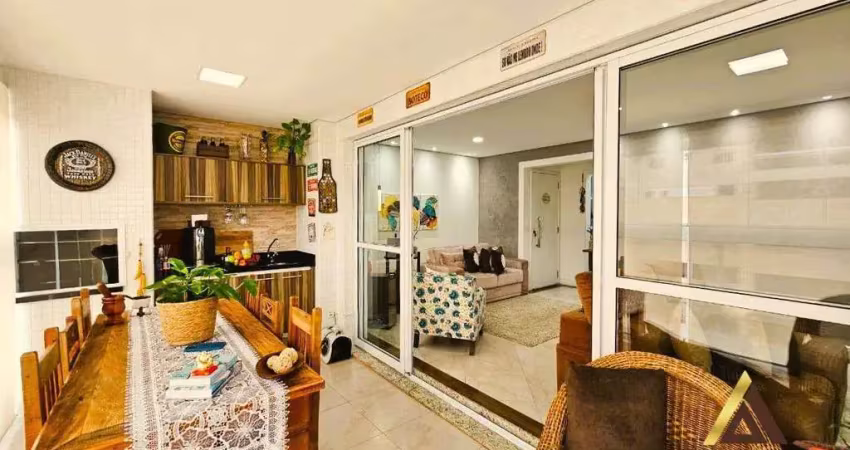 Lindo apto. alto padrão em condomínio clube com 111m² úteis - 3 dorms sendo  1 suíte - office - varanda gourmet - 2 vagas - r$ 1.030m - ponta da praia