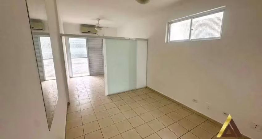 Apartamento com 1 dormitório, 40 m² - venda por r$ 385.000 ou aluguel por r$ 3.100/mês - 02 quadras da praia - gonzaga - santos/sp