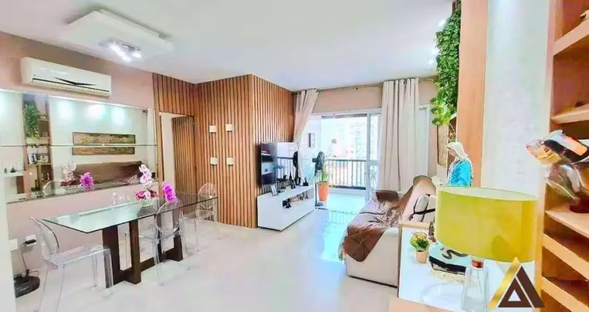 Lindo apto. alto padrão com 100m² úteis - 02 dorms. sendo 01 suíte - vrd. gourmet - suíte de serviç0/office - lazer completo por r$ 989 mil - gonzaga
