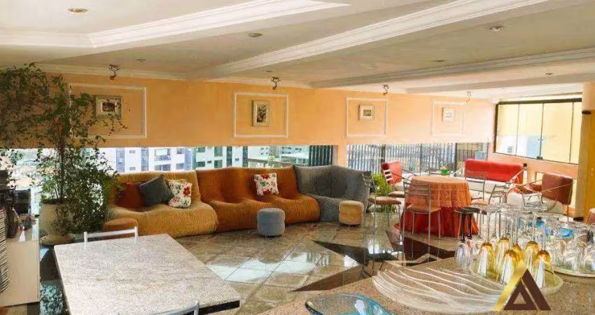 Cobertura com 3 dormitórios à venda, 423 m² por r$ 2.097.000,00 - p. praia - santos/sp