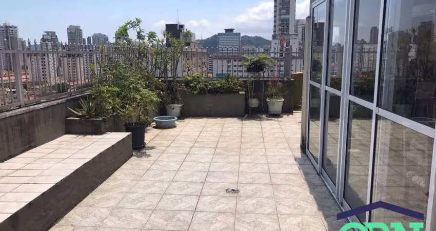 Cobertura com 3 dormitórios à venda, 273 m² por R$ 815.000,00 - Boqueirão - Santos/SP