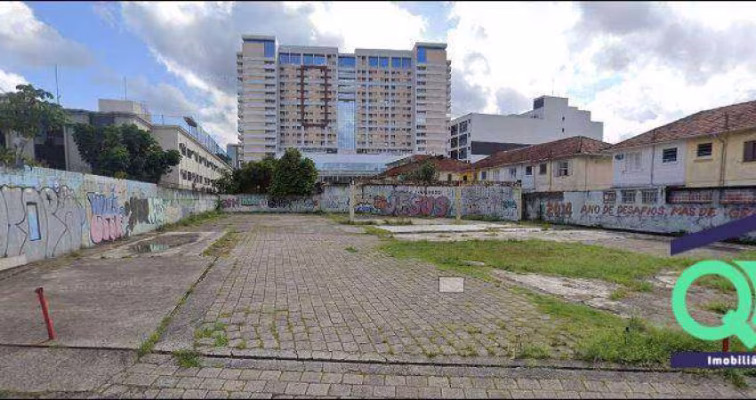 Terreno à venda, 810 m² por R$ 4.300.000,00 - Vila Matias - Santos/SP