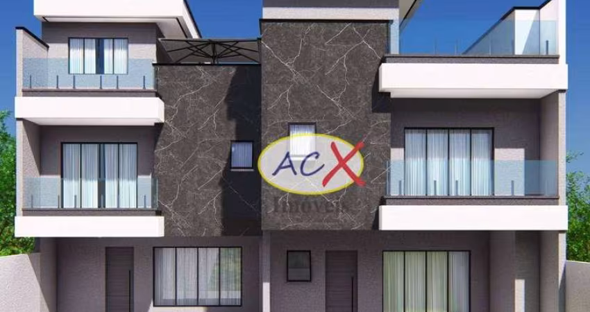 Sobrado com 3 dormitórios à venda, 138 m² por R$ 989.000,00 - Água Verde - Curitiba/PR