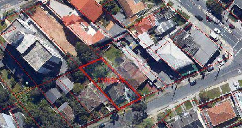 Terreno à venda, 653 m² por R$ 1.600.000 - Bigorrilho - Curitiba/PR