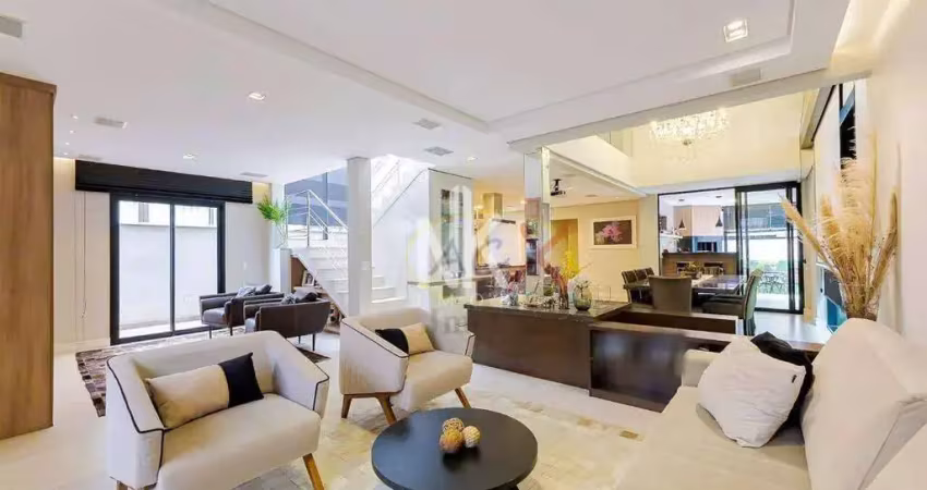 Casa com 3 dormitórios à venda, 297 m² por r$ 2.490.000,00 - pinheirinho - curitiba/pr