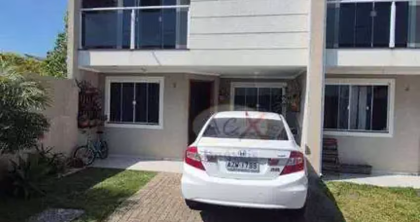 Sobrado em condomínio fechado com 3 dormitórios à venda, 96 m² por r$ 520.000 - sítio cercado - curitiba/pr