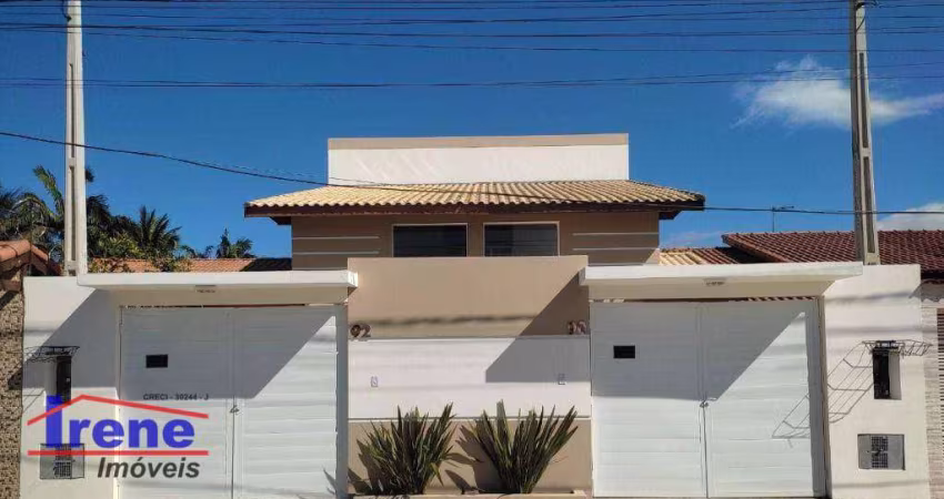 Sobrado lado praia com 3 dormitórios à venda, 83 m² por R$ 450.000 - Tupy - Itanhaém/SP