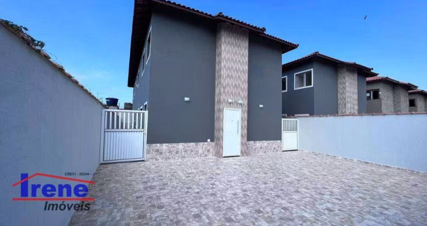 Casa com 2 dormitórios à venda, 58 m² por R$ 210.000,00 - Suarão - Itanhaém/SP