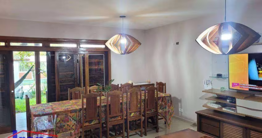 Sobrado a 50 metros da praia com 5 dormitórios à venda, 198 m² por r$ 900.000 - cibratel ii - itanhaém/sp