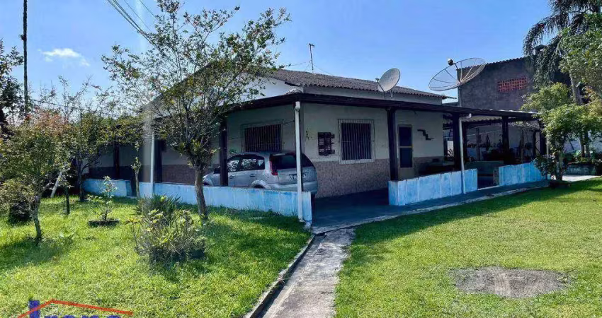 Chácara com 3 dormitórios à venda, 572 m² por r$ 330.000,00 - gaivota - itanhaém/sp