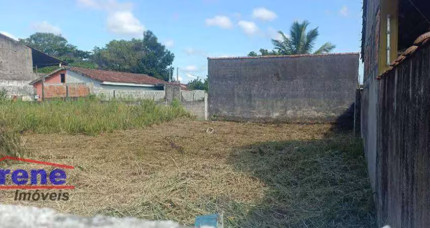 Terreno à venda, 250 m² por r$ 165.000 - estância balneária tupy - itanhaém/sp