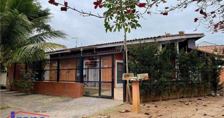 Casa a 100 metros da praia com 4 dormitórios para alugar, 85 m² por r$ 3.500/mês - cibratel i - itanhaém/sp