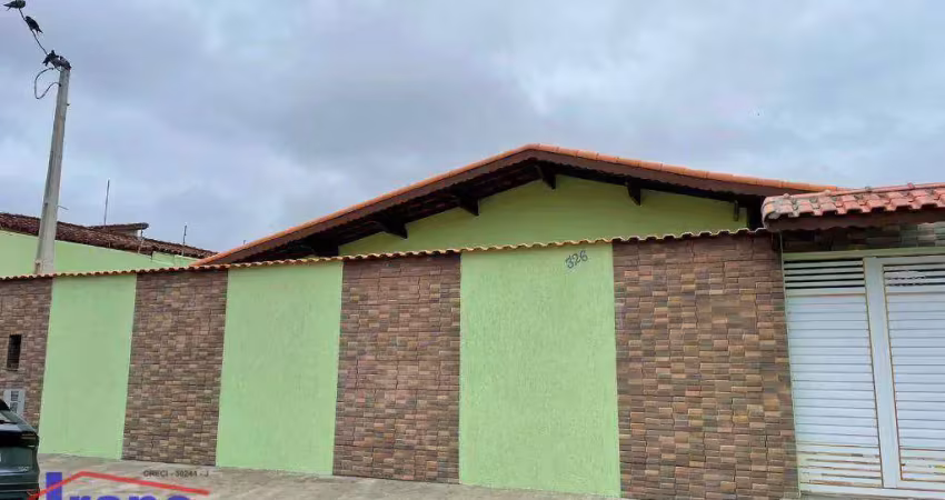 Casa  a 350 metros da praia com 3 dormitórios para alugar, 142 m² por r$ 2.700/mês - suarão - itanhaém/sp