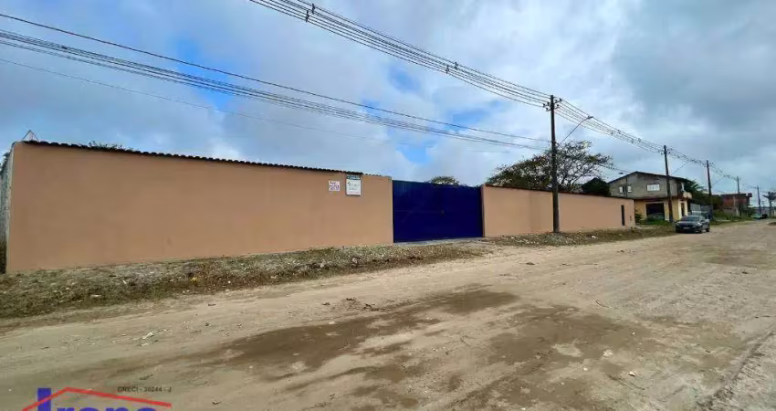Área para alugar, 1200 m² por r$ 14.000/mês - gaivota - itanhaém/sp