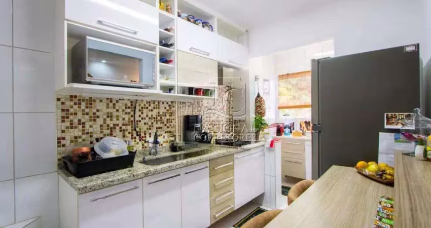 Cobertura com 2 dormitórios à venda, 134 m² por r$ 588.000,00 - vila valparaíso - santo andré/sp