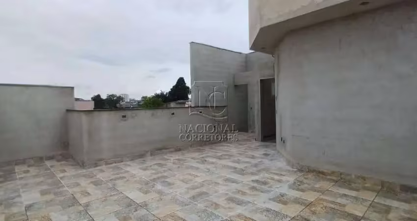 Cobertura sem condomínio à venda, 2 quartos, 1 suíte, 1 vaga, vila cecília maria - santo andré/sp