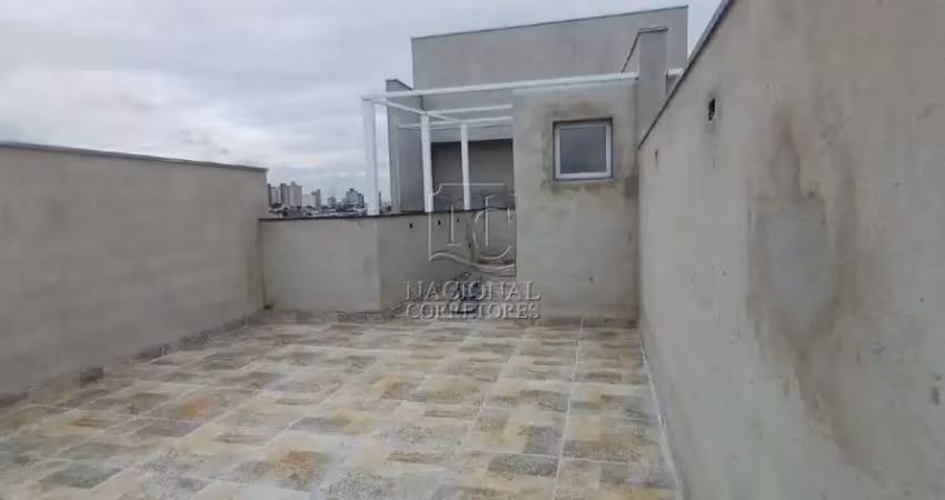 Cobertura sem condomínio à venda, 2 quartos, 1 suíte, 1 vaga, vila cecília maria - santo andré/sp