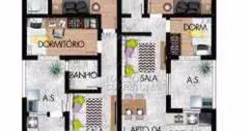 Cobertura sem condomínio à venda, 2 quartos, 1 suíte, 1 vaga, parque das nações - santo andré/sp