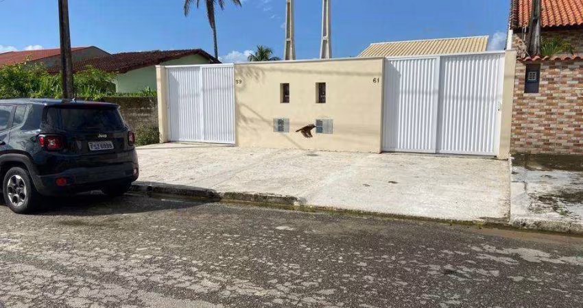 Casa para Venda em Itanhaém, Santa Júlia, 2 dormitórios, 1 suíte, 1 banheiro, 4 vagas