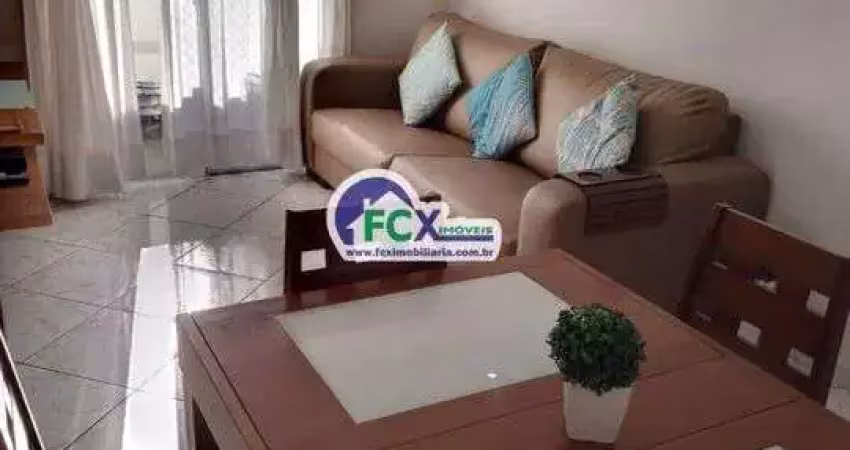 Apartamento para venda em praia grande, canto do forte, 2 dormitórios, 1 banheiro, 1 vaga