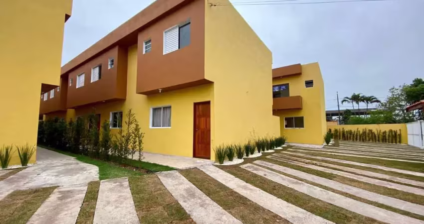 Casa em condomínio para venda em itanhaém, santa terezinha, 2 dormitórios, 2 suítes, 1 banheiro, 1 vaga