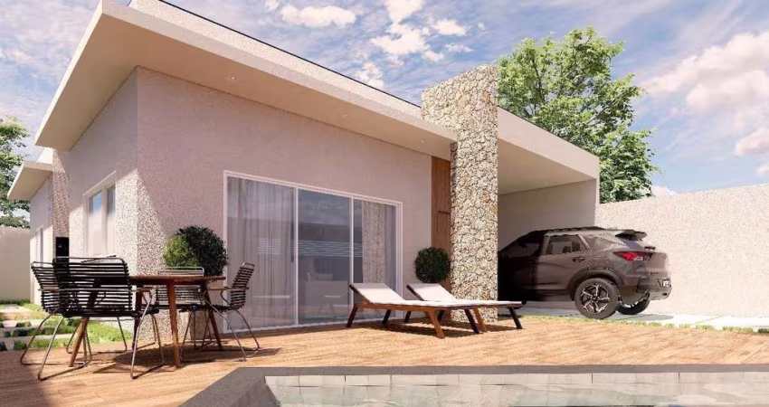 Casa para Venda em Itanhaém, Balneário Gaivotas, 3 dormitórios, 2 suítes, 1 banheiro, 2 vagas