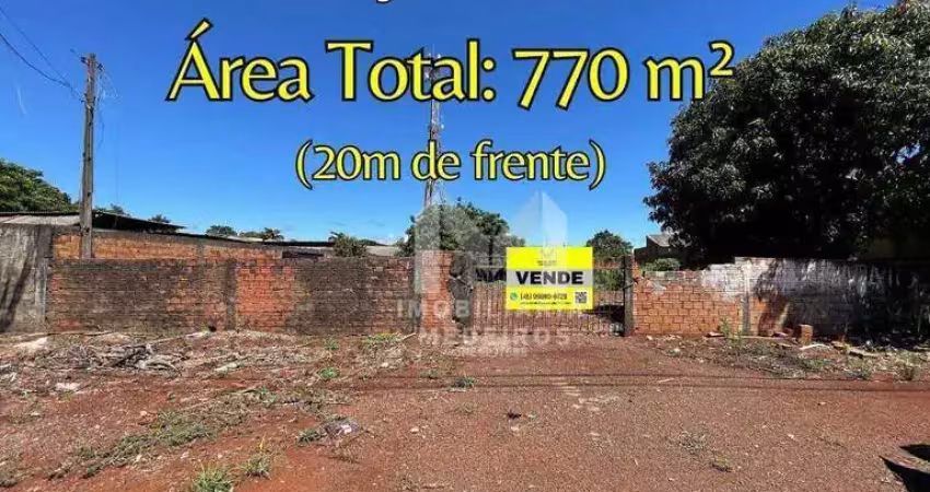 Terreno à venda, 770 m² por r$ 770.000,00 - santos dumont - cascavel/pr
