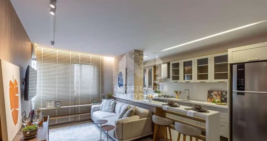 Apartamento com 1 dormitório à venda, 38 m² por r$ 500.381,14 - centro - cascavel/pr