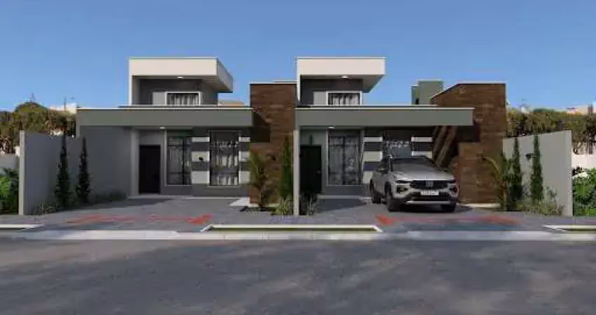 Casa com 2 dormitórios à venda, 57 m² por r$ 365.000,00 - loteamento colina dourada - cascavel/pr