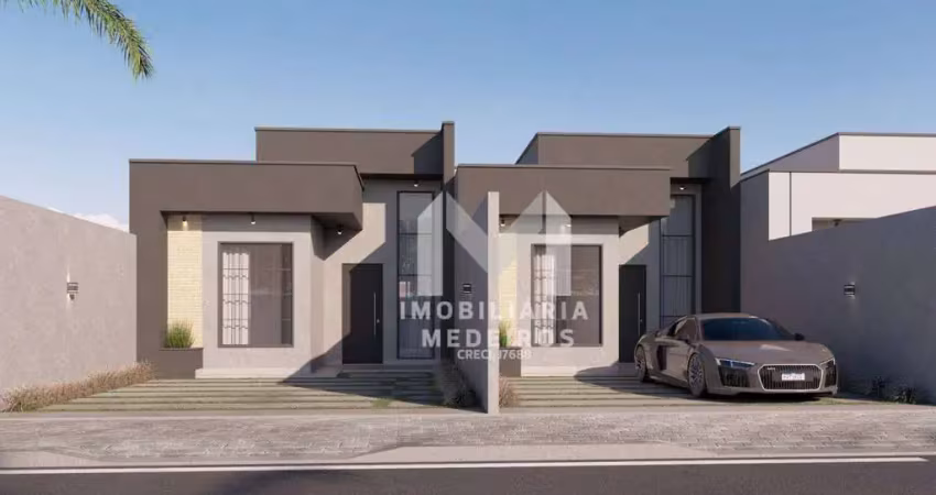 Casa com 3 dormitórios à venda, 73 m² por r$ 520.000 - paraíso tropical i - cascavel/pr