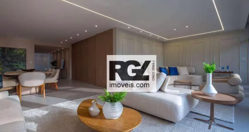 Apartamento com 3 dormitórios à venda, 270 m² por r$ 3.050.000,00 - gonzaga - santos/sp