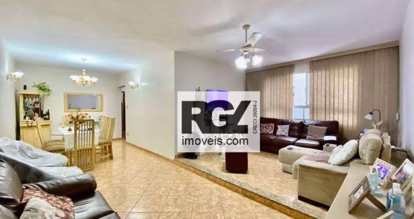 Apartamento com 3 dormitórios à venda, 157 m² por r$ 742.000,00 - marapé - santos/sp