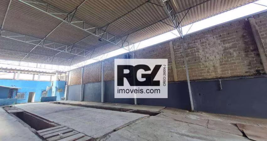 Galpão, 542 m² - venda por r$ 8.130.000,00 ou aluguel por r$ 25.000,00/mês - macuco - santos/sp