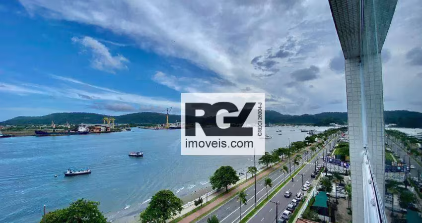 Apartamento com 3 dormitórios à venda, 189 m² por r$ 2.800.000,00 - ponta da praia - santos/sp