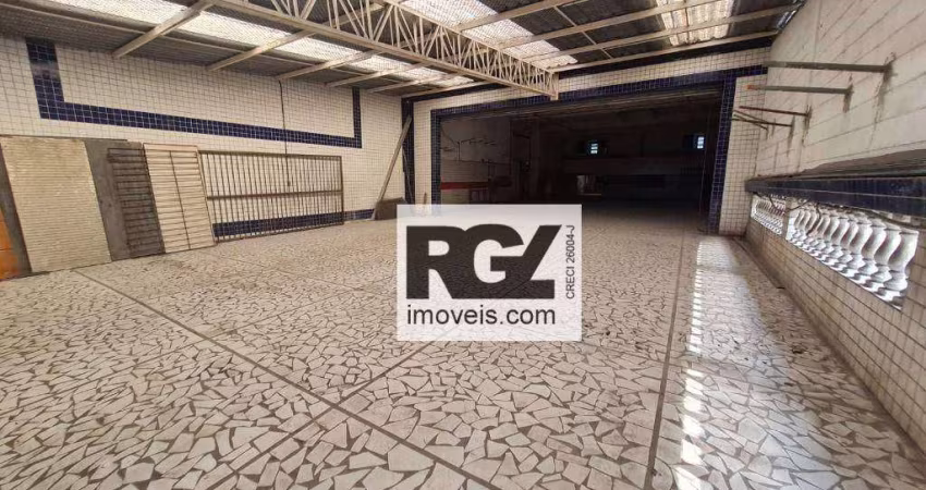Galpão para alugar, 671 m² por R$ 15.000,00/mês - Centro - Santos/SP