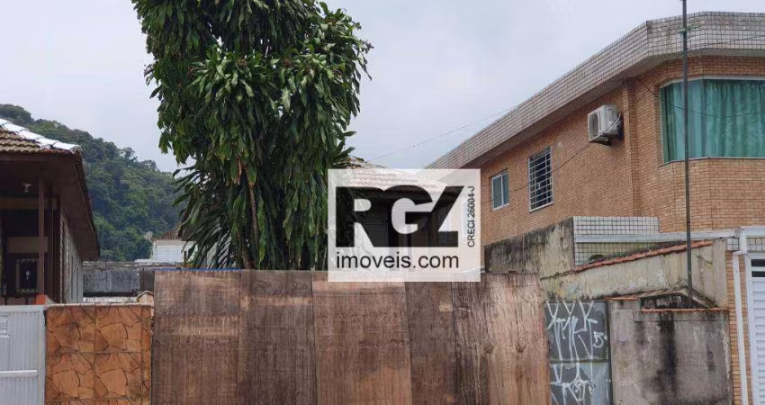 Terreno à venda, 245 m² por R$ 800.000,00 - Vila Belmiro - Santos/SP